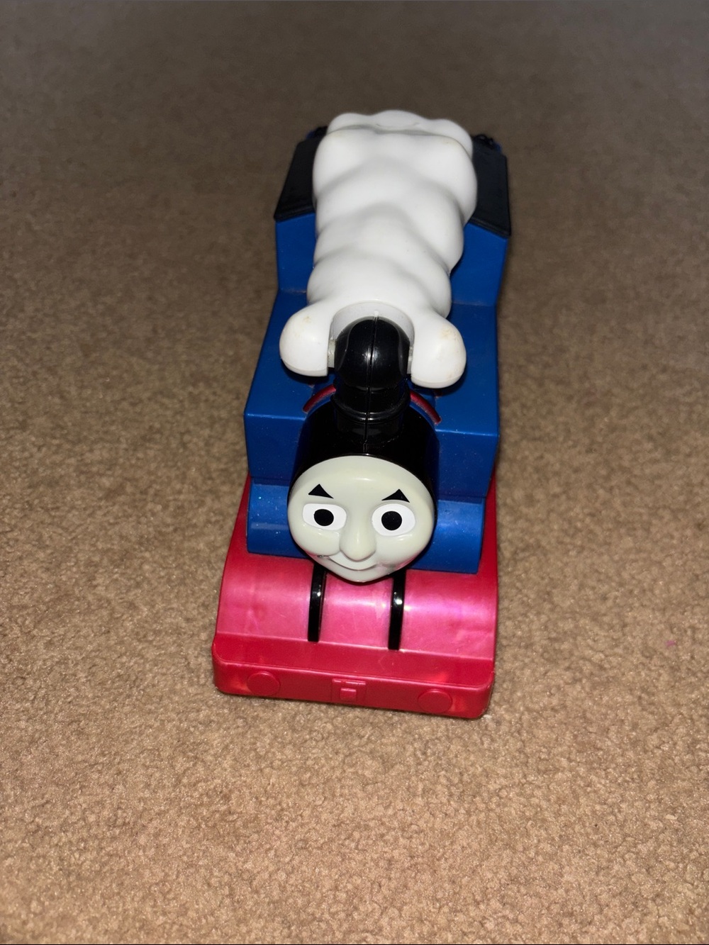 Thomas & Friends Turbo Flip Train Stunt Blue Red Steam Engine White Smoke